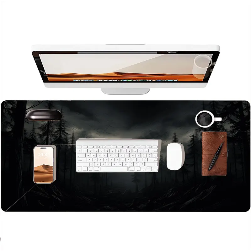 Enchanted Forest Gaming Mouse Pad – Non-Slip Rubber Base, Washable Desk Accessory for Home & Office Decor (35x60)