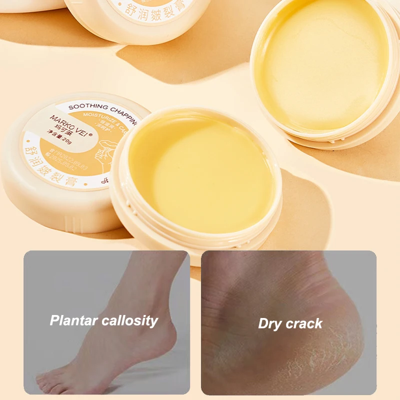 

New 20g Anti-Drying Crack Foot Cream Heel Cracked Repair Cream Removal Dead Skin Hand Feet Care