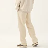 Men's Graphic Drawstring Waist Sweatpants, Regular Fit Casual Pocket Straight Leg Pants for Daily Wear, Men's Bottoms for Season 4