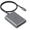 Fairikabe USB C To 2*HDMI Hub For 2 Monitors 4K@30Hz 1080P@60Hz Type C To Dual HDMI Splitter MST Fo MacBook MacOS Windows Laptop 1