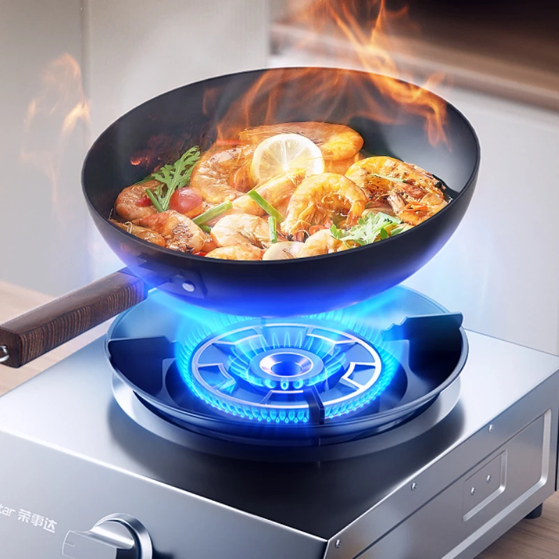 Home Tabletop Fierce Fire Gas Stove, Natural Liquefied Gas Single Stove, Energy Saving Stove Single Eye Stove