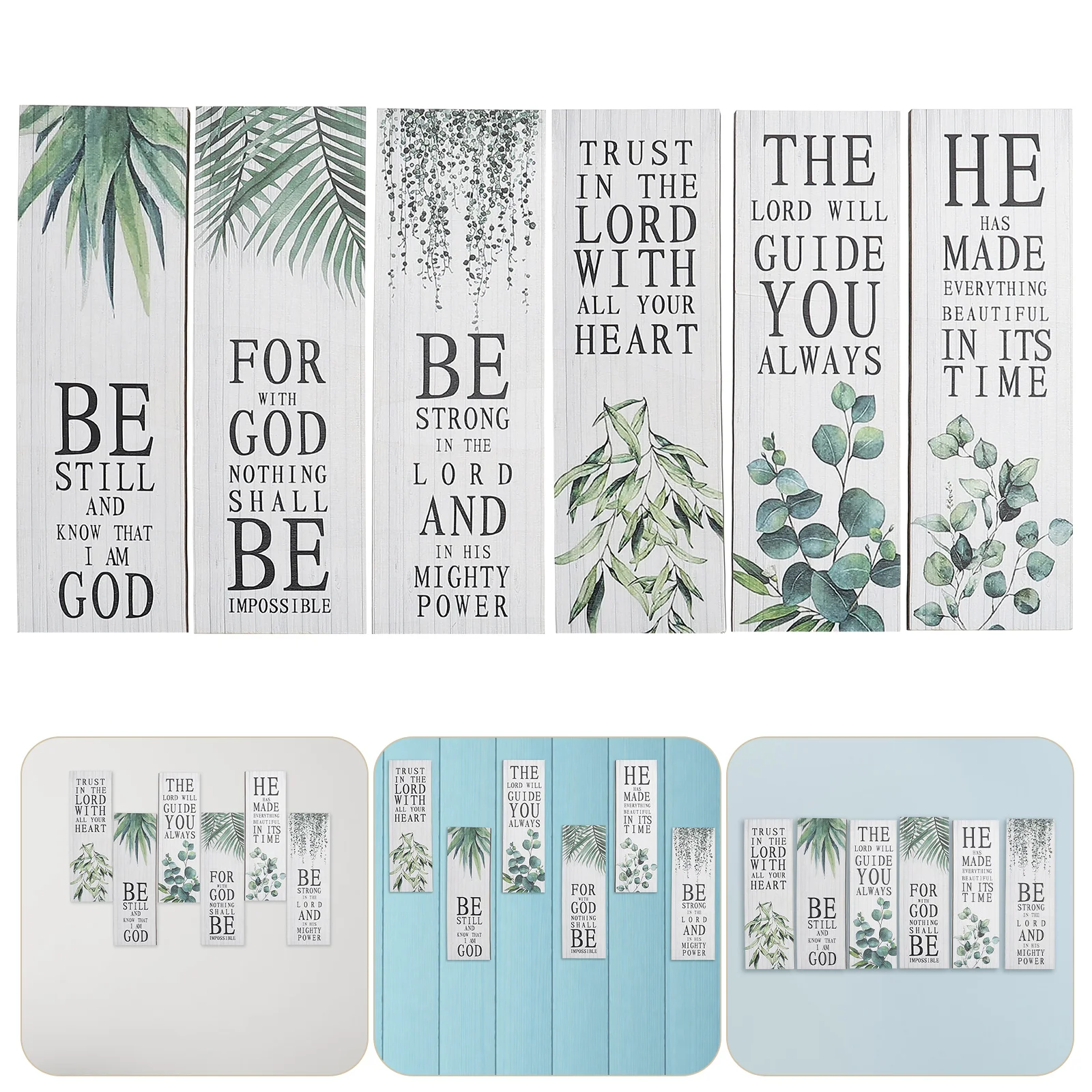 

Bible Plaque Scripture Wall Decor Christian Sign Home Decors Household Verses