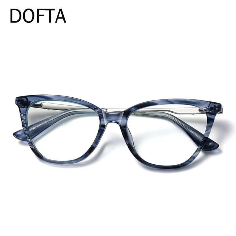 

DOFTA Acetate Myopia Glasses Frame Women Vintage Cat Eye Optics Glasses Frames Prescription Glasses Optical Eyewear 50006