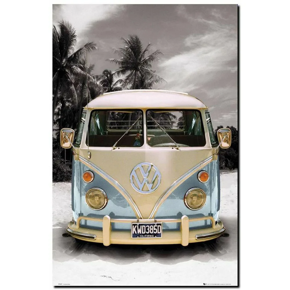 

Retro V W COMBI KOMBI Camper Pop Modern No Framed Posters Wall Print Art Pictures Canvas Paintings for Living Room Home Decor