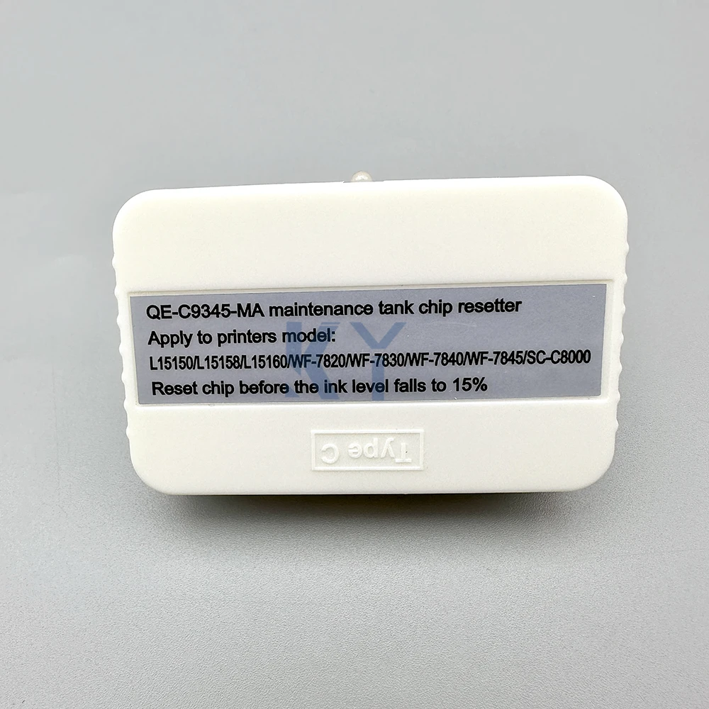 C9345 유지보수 상자 칩 리셋기 Epson용 L11160 L15150 L15160 L6550 L6570 L8168 L8188 L8160 L8180 프로 L15180 L6580 프린터