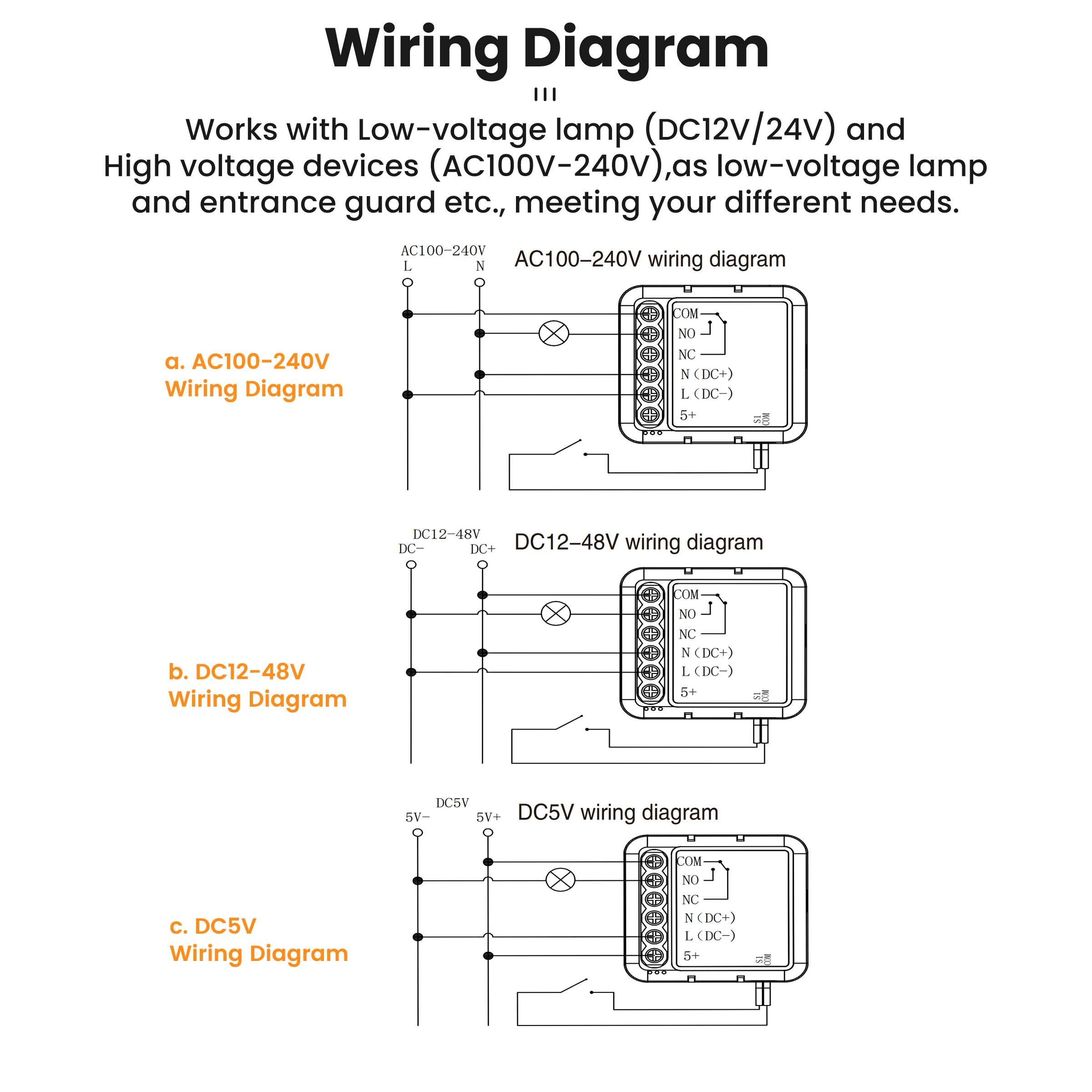 GIRIER 투야 와이파이 스마트 스위치 모듈 지그비 드라이 컨택트 모듈 DC5V 12-48V AC100-240V 입력 DIY 릴레이 알렉사 헤이 구글 연동
