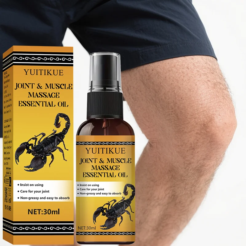 YUITIKUE Joint and Muscle Massage Essential Oil. Use regularly to care for your joints. Non-greasy and easily absorbed.
