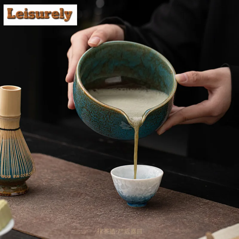 Chinese Kiln Change Zen Black Tea Set Complete Set Japanese Matcha Set Kit Tea Ordering Tools Kitchen Supplies for Beverage Shop