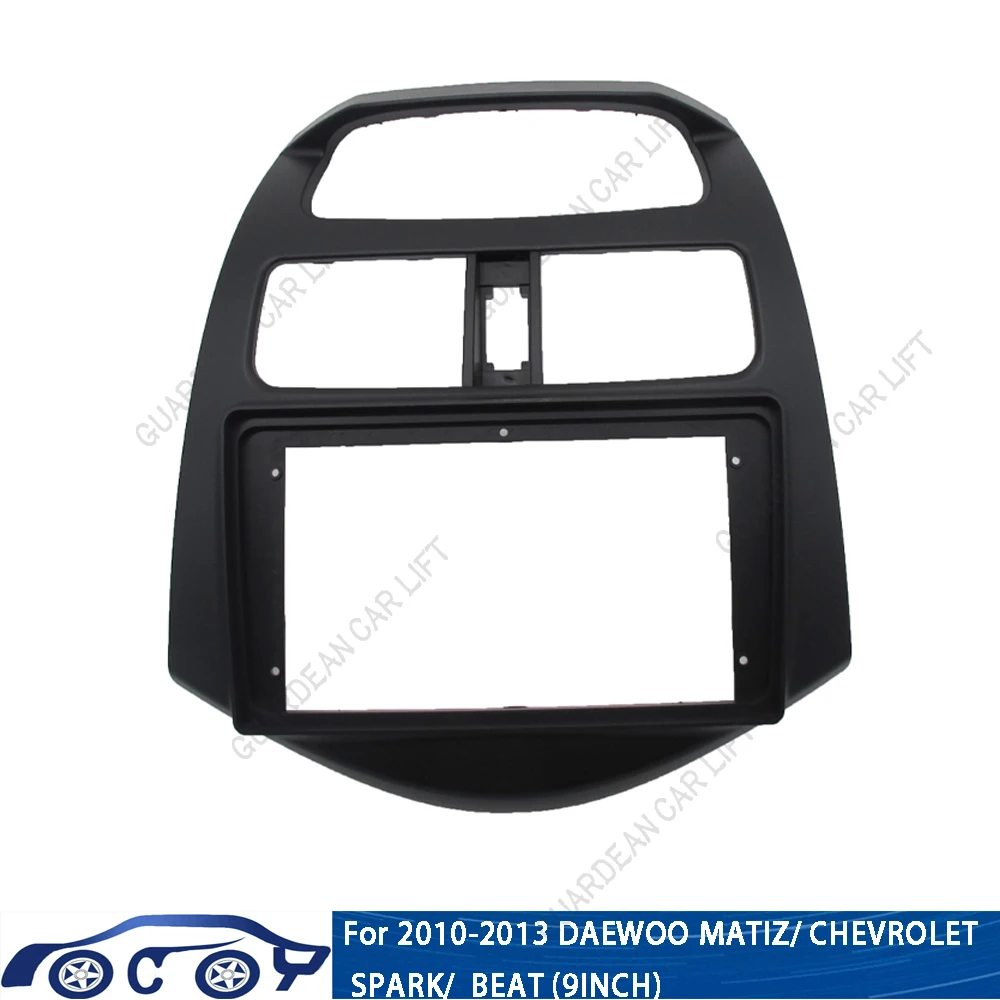 

Автомобильный радиоприемник, 9 дюймов, 2DIN, CD, DVD, GPS, комплект для крепления на приборную панель, интерфейсная рамка, панель для Chevrolet Spark 2010-2013