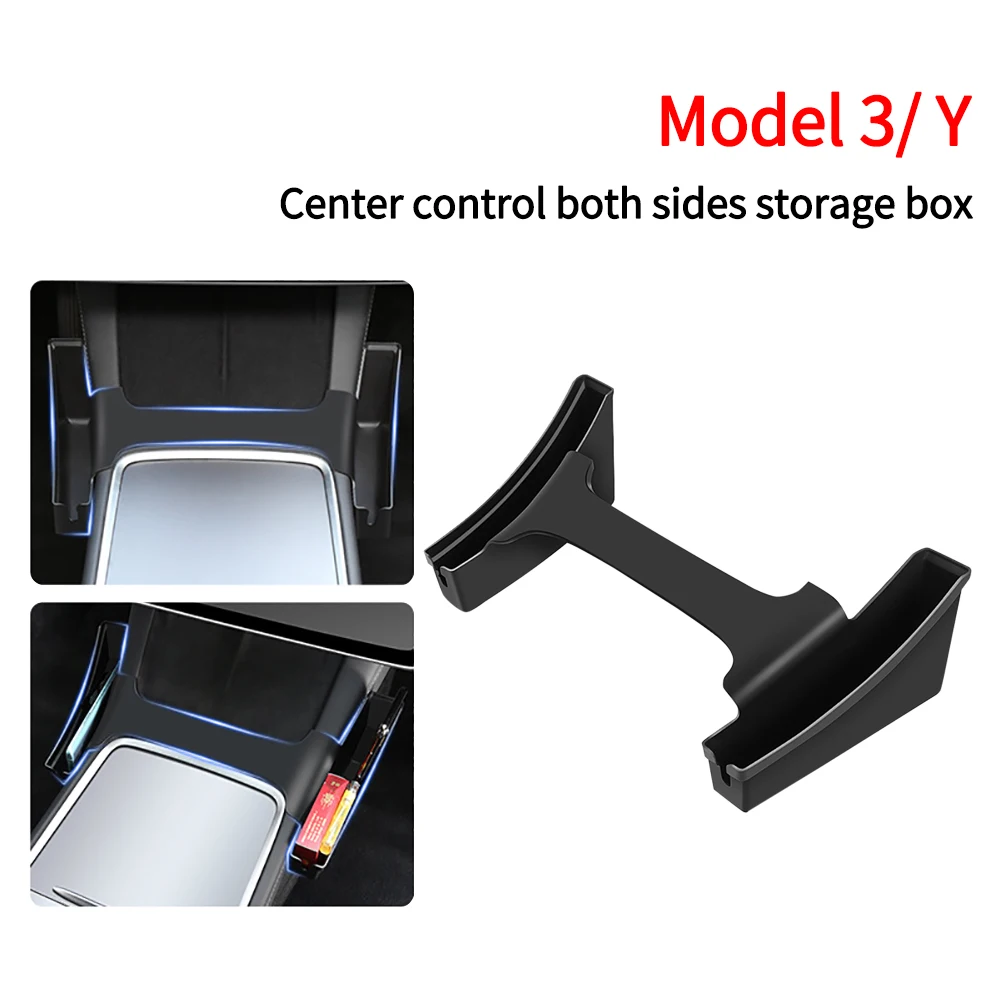Scatola Portaoggetti Per Auto Per Tesla Model 3/Y Center Control Scatola Portaoggetti Laterale Scatola Portaoggetti Per Interni Auto