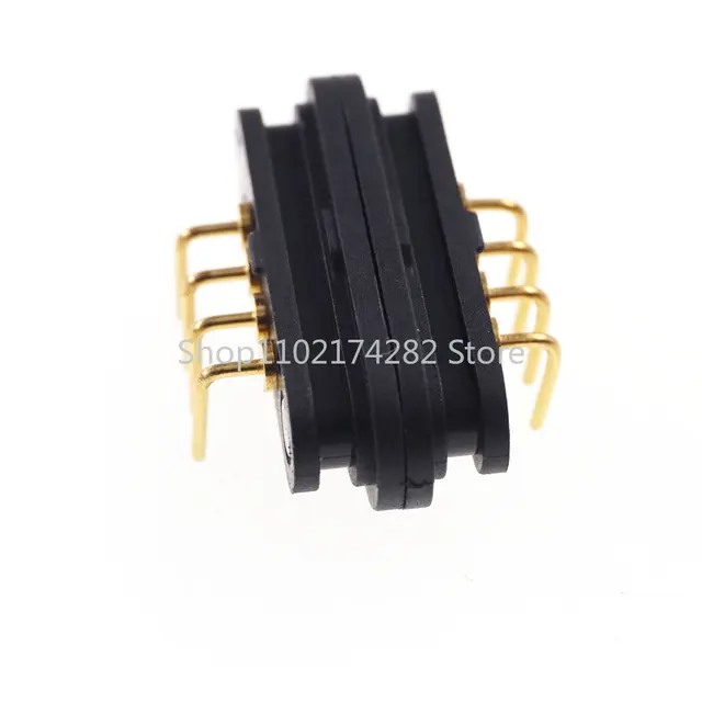 4 Tűs Mágneses Rugó Gyűszű 90 Fokos Hajlított Tű 2,5 Mm -Es Pálya Áram 2,0A 36 V - Image 3