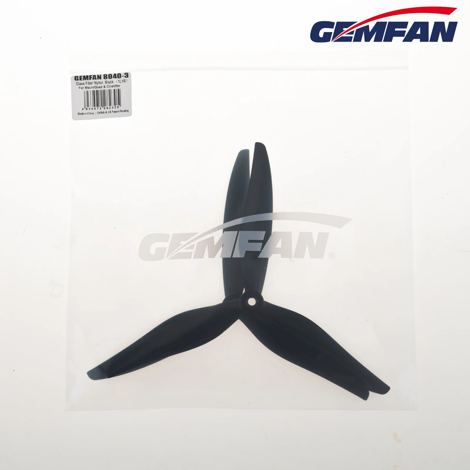 Gemfan Flash 8040 Hélices 8x4 3 Pales Drone FPV CW/CCW 2 Paires