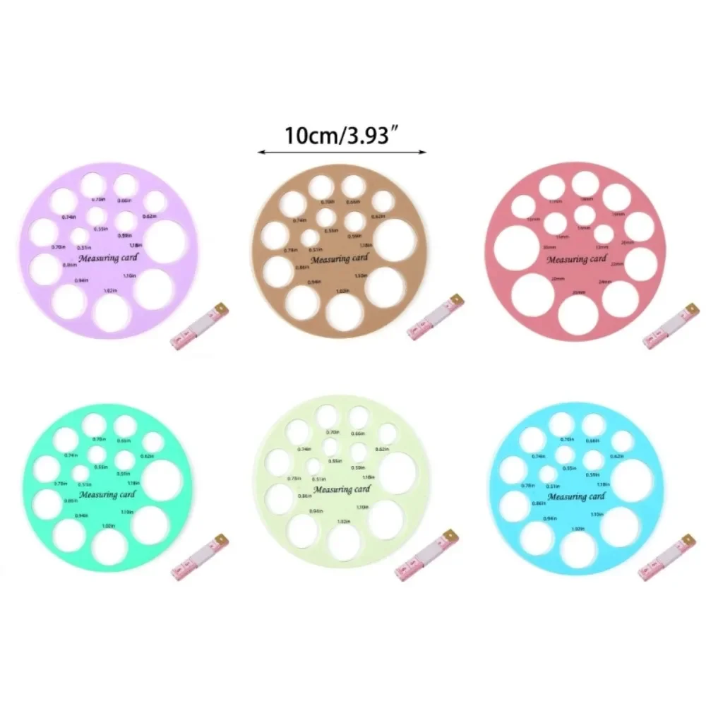 Silicone Nipple Measuring Card Non-stick Breast Pump Flange Circle Ruler Sizing Tool Efficient Breast Feeding Supply Accessories with breast pump accessories