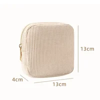 Fashion Makeup Lipstick Sanitary Napkins Case Mini Cosmetic Storage Pouch Women Ins Travel Organizer Bags Small Pouch 2025 5