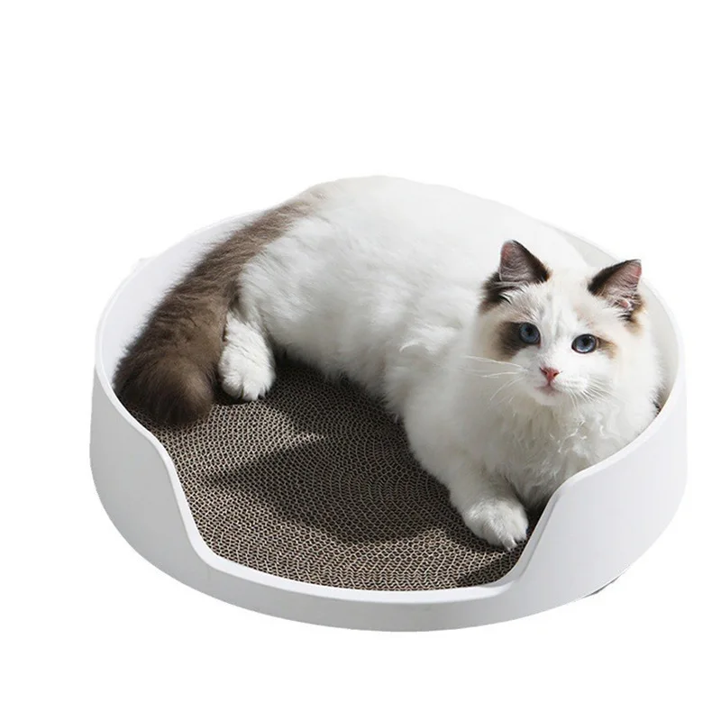 반밀폐형 서랍식 고양이 화장실 & 고양이 침대 콤보, 대형 캐슬 스타일 고양이 변기, 실내 고양이를 위한 공간 절약형 반려동물 가구