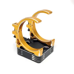 YSIDO High-Performance Motor Cooling Fan with Holder - 40x40mm Premium Aluminum Fan for RC Cars (Golden)
