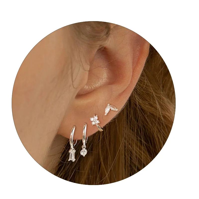 Le Monde Des Bijoux Lotto Di 10 Paia Orecchini Pendenti Moda - Foto 10