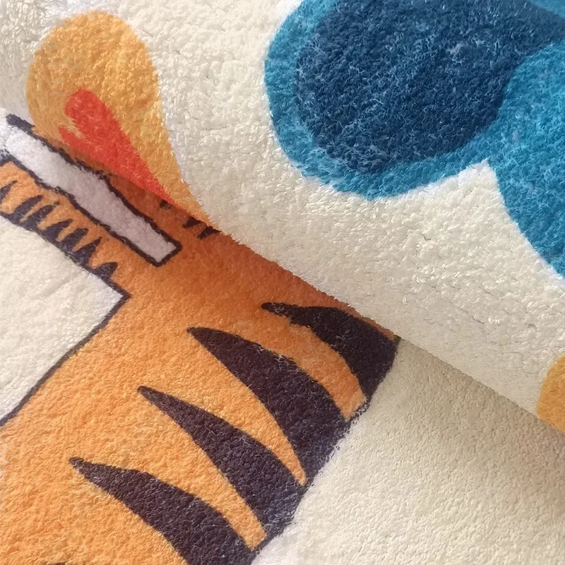 Nordic Children's Room Carpet Reading Area Baby Crawling Mats Large Area Home Living Room Bedroom Cute Bedside Plush Rug Ковер