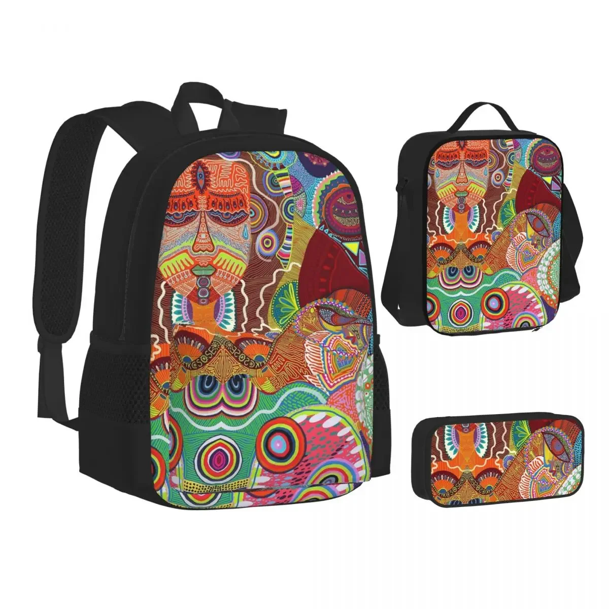 

Рюкзаки Lilith для мальчиков и девочек, сумка для книг, школьные сумки, мультяшный Детский рюкзак, сумка для ланча, сумка для ручек, набор из трех предметов