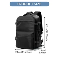 Vacuum Backpack Travel Bag for Men Large Capacity Backpack Business Laptop Backpack Women Men Expandable Backpack School Bag 3