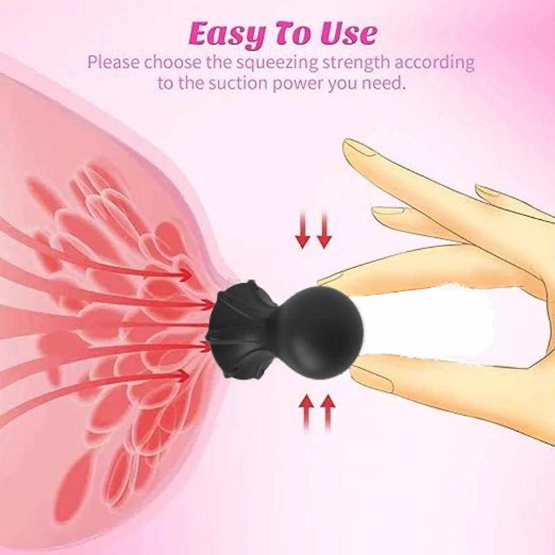 Nipple Sucker Adult Sex Toys-1 Pair BDSM Nipple Toys for Couples Pleasure Manual Suction Mini Foreplay Flirting Pump nipple sex toys