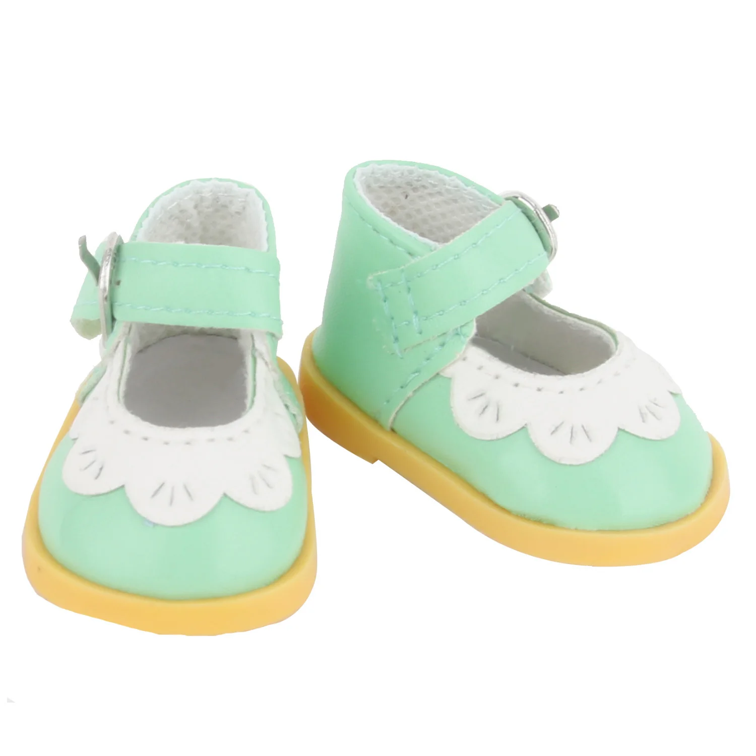 5cm Pu Leather Mini Doll Shoes Cute lace-up Boots For EXO,30CM Cotton,14 Inch American Doll,Russia,Nancy,Lesly,Nenuco Dolls Toy 2
