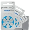 60 PCS NEW Zinc Air 1.45V powerone P675 Zinc Air Hearing Aid Batteries 675A A675 675 PR44 Hearing Aid Battery for BTE CIC RIC OE 4
