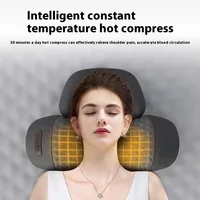 Electric Massager Cervical Pillow Hot Compress Vibration Massage Neck Traction Relax Sleeping Memory Foam Pillow Spine Support 2
