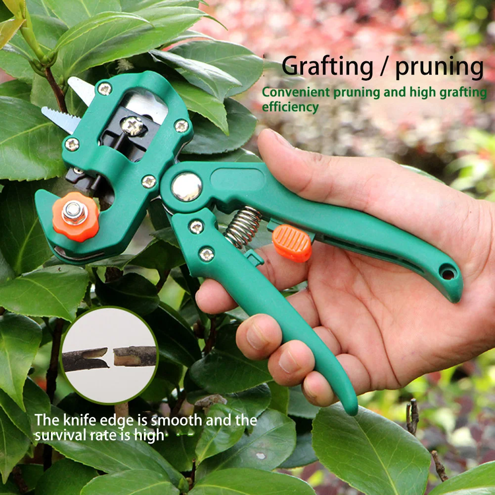 Garden Fruit Tree Pruning Shears Scissor Grafting Cutting Tool With 2