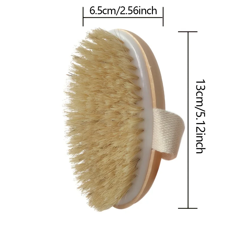 2pcs Natural Horse Hair Detangling Brushes 3