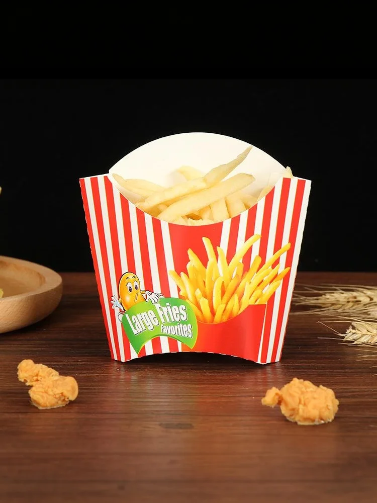 50PCS Disposable Paper French Fry Box Cups for Snacks, Charcuterie, Fruit, Salad and Fr... - SKU PFFB2011 - UGI Packaging