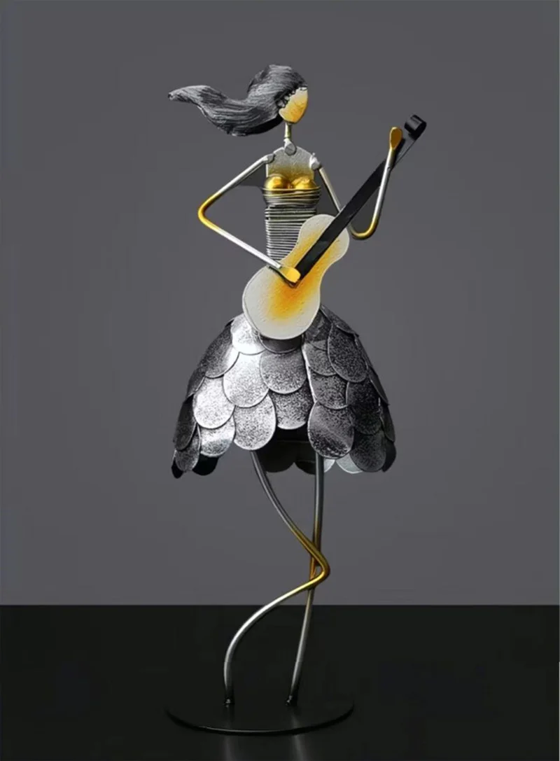 "Jazz Collective" Wrought Iron Musician Figurines - clHouse & Home