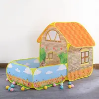 Portable Children's Game Tent Indoor Outdoor Kid Dry Ball Pool Playground Toy New Style Toddler Play House Tent Without Ball 1