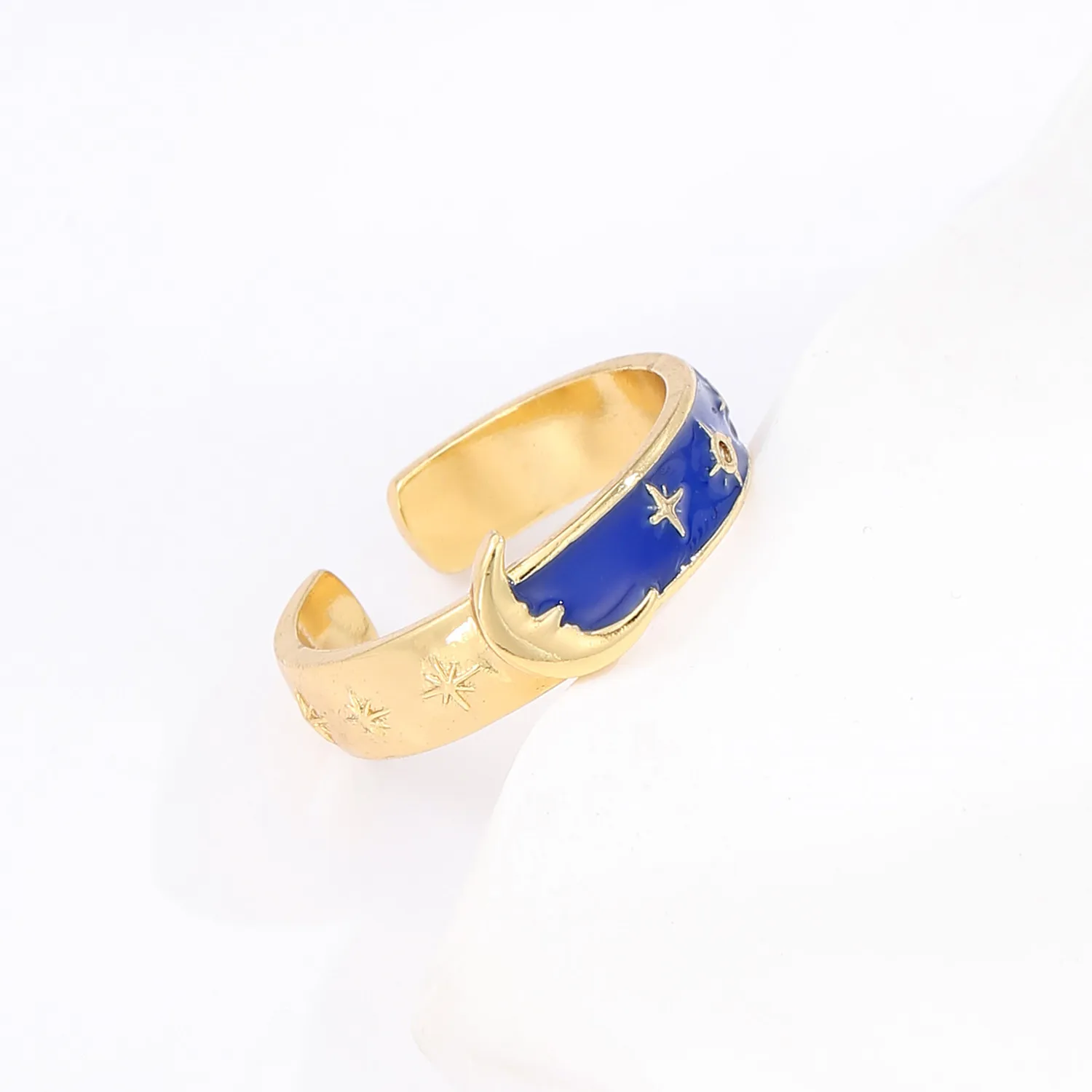 2021 INS Color Rainbow Fashion Rings For Women Finger Jewelry Clear CZ Colorful Neon Enamel Open Adjusted Dome Ring