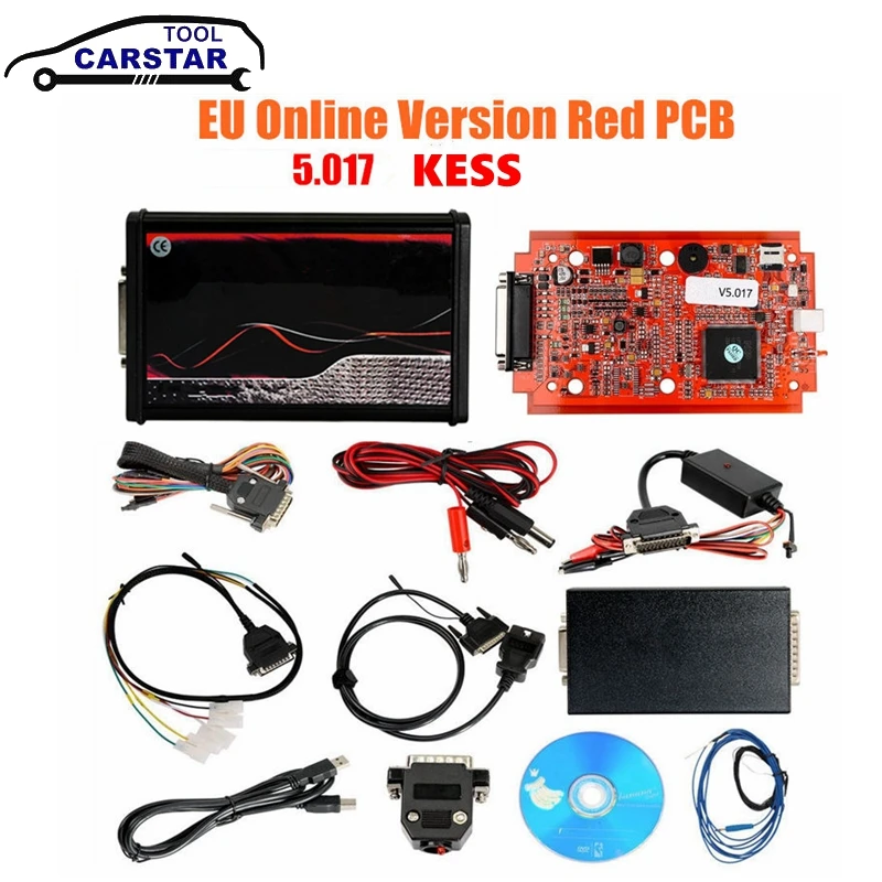 Online 2.80 Eu Red Kess V5.017 Kess Tuning Kit Versione Master Obd2 Car Trucks Tool
