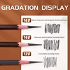 Marie's 12pcs Artist Pencils 12B/14B/16B,Black Graphite Core,Matte Pencil Set for Sketching,Drawing,Shading for Artists,Students 2