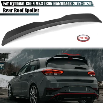 Spoiler sul tetto posteriore dell'auto per Hyundai I30 N MK3 I30N Hatchback 2017 2018 2019 2020 nero/Carbon Look posteriore tronco Spoiler ala Lip