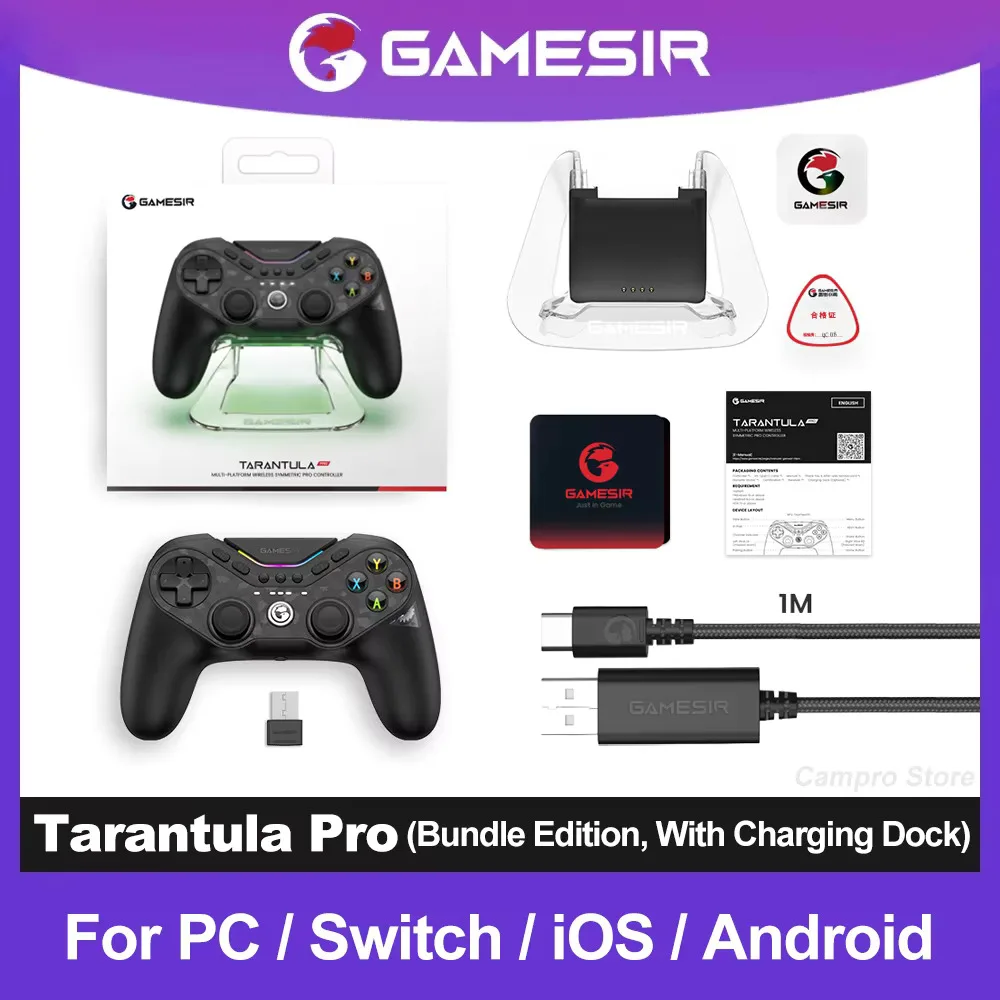 【未使用品】GameSir Tarantula Pro T3 Pro GameSir Tarantula Pro T3 Pro Wireless Controllers With