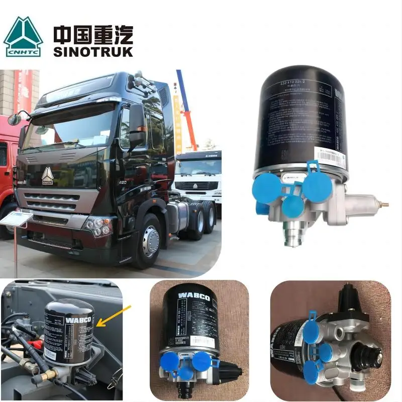 

Specially Used For Sinotruk HOWO A7 Truck AIR DRYER WG9000360521 For Sinotruk Spare Parts