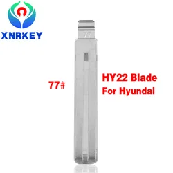 XNRKEY – lame de clé pliable à distance, 10 pièces, pour Kia 7T14, Hyundai IX35, Soranto, K5, fente n ° 77 