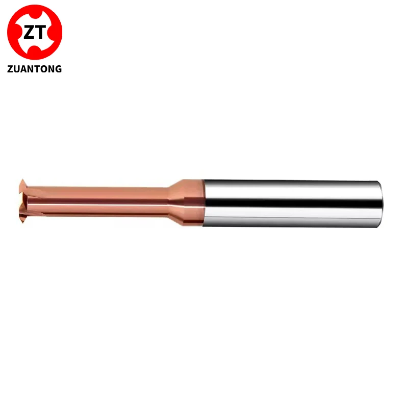 주안통 CNC 머신 초경합금 단날 나사 가공용 밀링 커터 M1 M1.6 M2 M3 M4 M5 M6 M8 M10 M12 M14 M16 M18 M20 M24