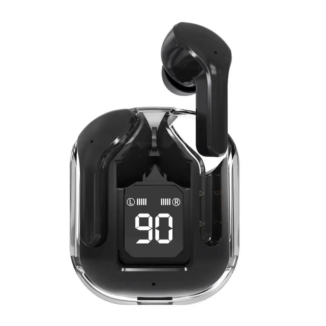 Top Level LED TWS Transparent Wireless Bluetooth Headset HIFI Sound Quality Bluetooth 5.0 Headphones For Xiaomi Huawei iphone