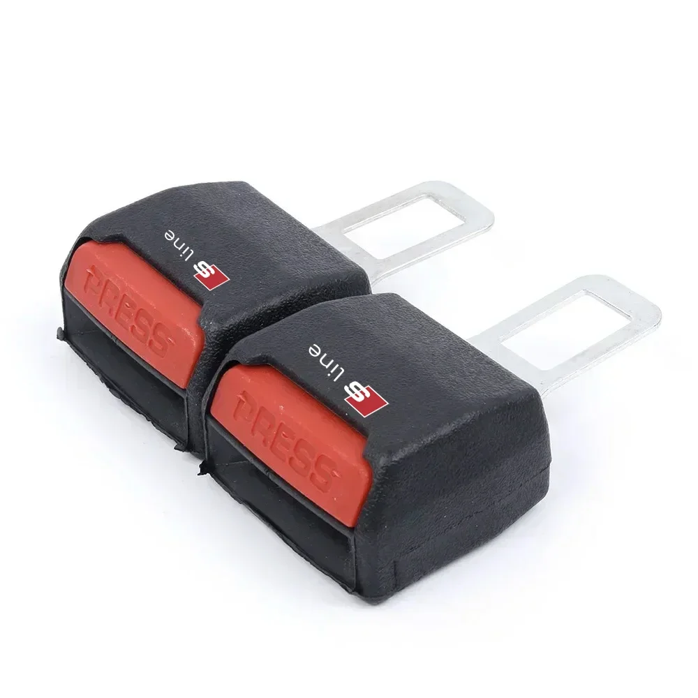 Car seat belt clip extender, safety buckle For Audi Sline S6 S7 SQ5 SQ7 A3 A4 A5 A6 A7 A8L Q3 Q4 Q5 Q6 Q7 Q8 TT