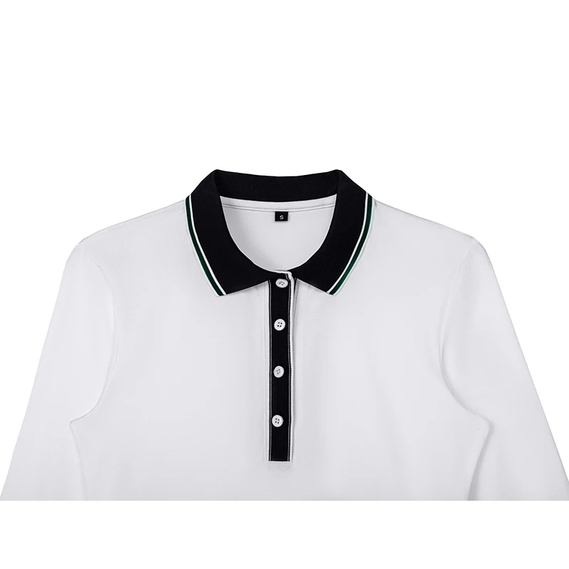Spring/Autumn New Product Golf Women's Outdoor Sports Shirt Comfortable Versatile Long Sleeve T-shirt Lady Slim POLO Shirt Top