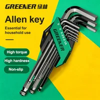 GREENERY – clé arc-en-ciel étendue, ensemble de clés Allen, clé hexagonale, outil multifonctionnel à bras court, clé universelle 1