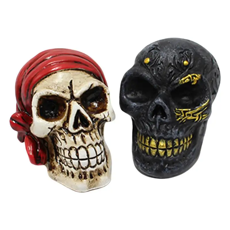 

2pcs Car Air Freshener Skull Design Decoration Vent Clip Fragrance Diffuser Perfume skull Ornament Auto Interior Accessories