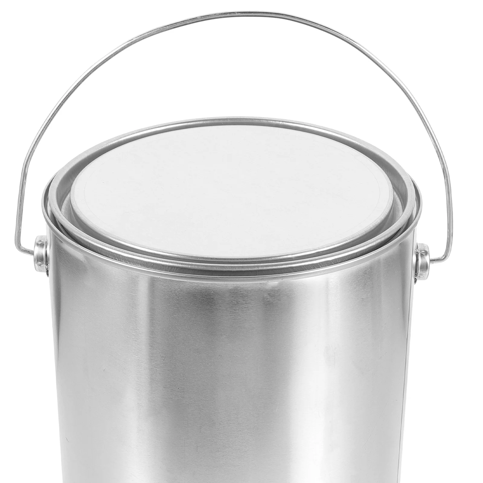Plastic Paint Can 2 Pcs Tin for Storage Empty with Lids Painting Asphalt Tank Multipurpose Oil Container Sealing