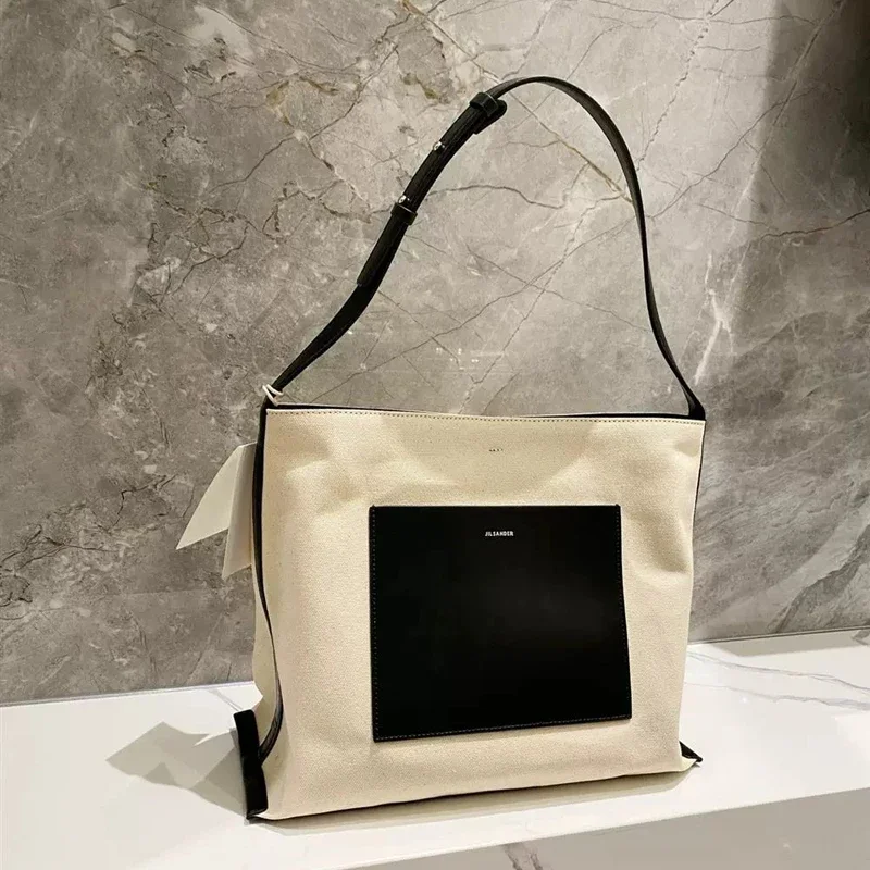 

Brand Design Jil Women Tote Bags High Capacity Commuting Women Canvas Bag Simple Style Shoulder Bags Casual Bag For Women