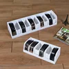 Belt Organizer Box 6/8/10 Grids Belt Rack Wood for Closet Drawer Belt Display Rack Tie Storage Box for Men Bathroom Accessories 2