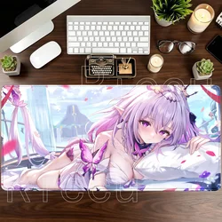Anime Sexy Girl Large Gaming Mouse Pad with Nonslip Base - HD Printed Desk Mat - 300x600x2mm (Castorice 15)